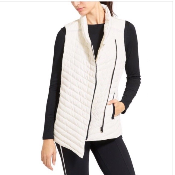 Nwt Athleta So Down Puffer Vest Sandy 